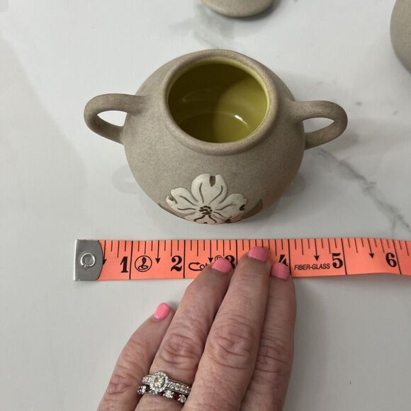 Pigeon Forge Magnolia Miniature Pottery 4 Piece Set - Picture 10 of 15